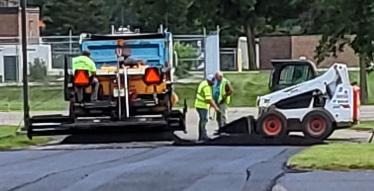 SWCE parking lot asphalt 2024