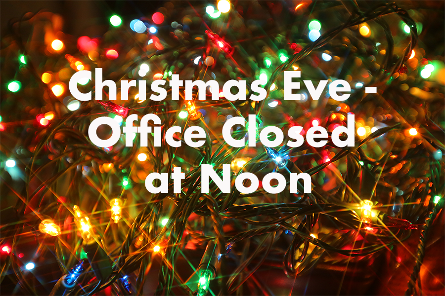Christmas Eve-closed at noon