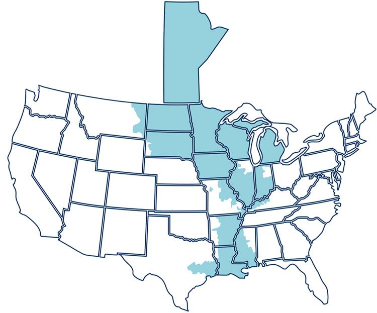 MISO Map
