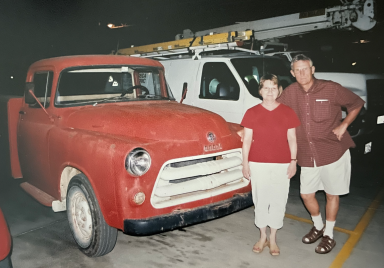 1955 SWCE Service Truck Repainted Steele Waseca Coop Electric